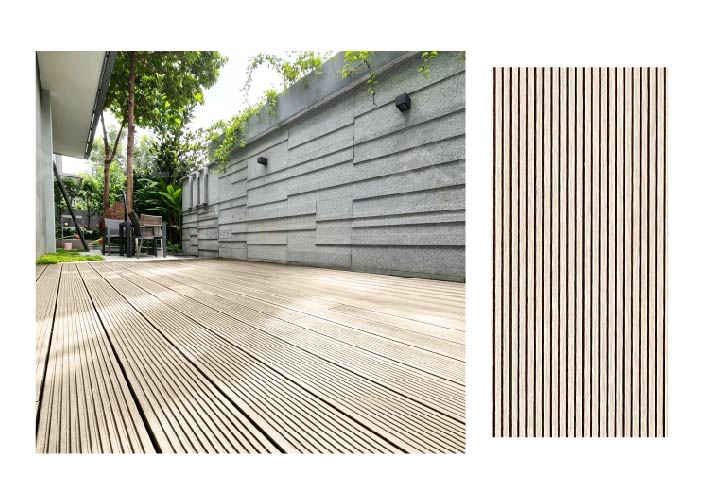 WPC decking color option
